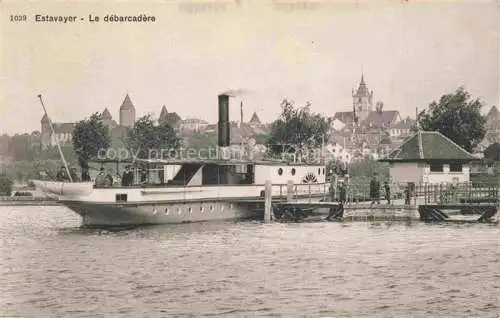 AK / Ansichtskarte  Estavayer -le-Lac FR Le debarcadere