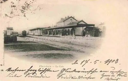 AK / Ansichtskarte  Flamboin Gouaix Provins 77 Seine-et-Marne La Gare