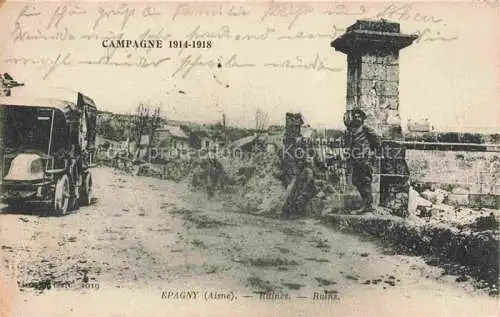 AK / Ansichtskarte  Epagny SOIssONS 02 Aisne Ruines