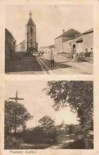 AK / Ansichtskarte  Foulcrey Sarrebourg 57 Moselle Kirche Kreuz Panorama