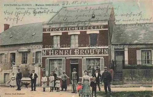 AK / Ansichtskarte  Fontaine-les-Clercs Saint-Quentin 02 Aisne Epicerie Articles de Marine