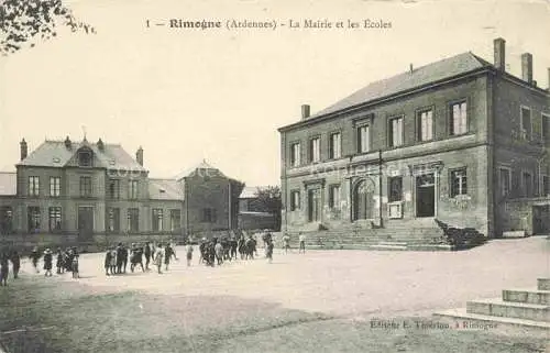 AK / Ansichtskarte  Rimogne Charleville-Mezieres 08 Ardennes La Mairie et les Ecoles