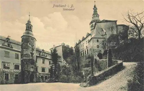 AK / Ansichtskarte  Friedland Schloss Boehmen Frydlant v Cechach CZ Schloss Schlosshof