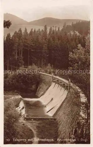 AK / Ansichtskarte  Krummhuebel Karpacz Riesengebirge PL Talsperre mit Schneekoppe