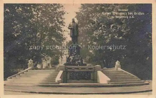 AK / Ansichtskarte  Naumburg  Saale Denkmal Kaiser Wilhelm der Grosse