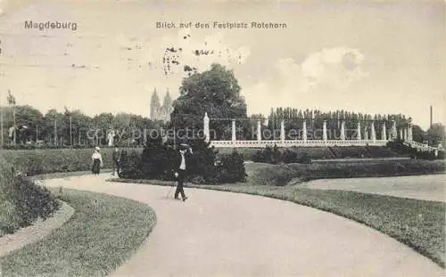 AK / Ansichtskarte  MAGDEBURG Festplatz Rotehorn