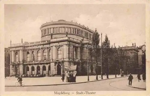 AK / Ansichtskarte  MAGDEBURG Stadttheater