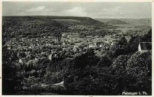 AK / Ansichtskarte  Meiningen Thueringen Panorama