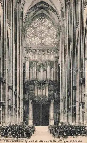 AK / Ansichtskarte  Orgel Kirchenorgel Organ Orgue Rouen Eglise Saint Ouen