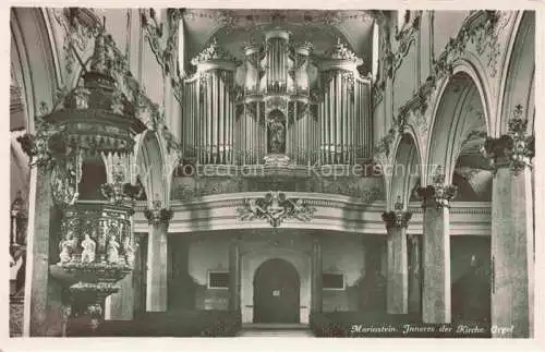 AK / Ansichtskarte  Orgel Kirchenorgel Organ Orgue Mariastein 