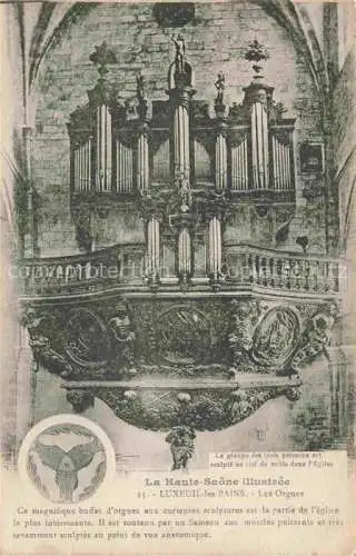 AK / Ansichtskarte  Orgel Kirchenorgel Organ Orgue Haute Saone illustree