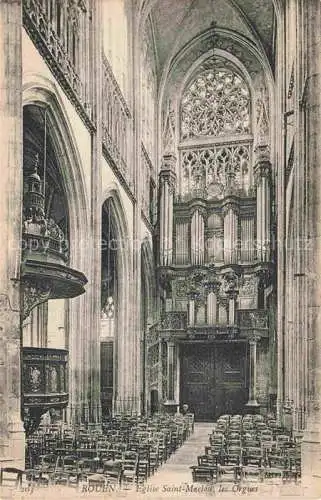 AK / Ansichtskarte  Orgel Kirchenorgel Organ Orgue Rouen