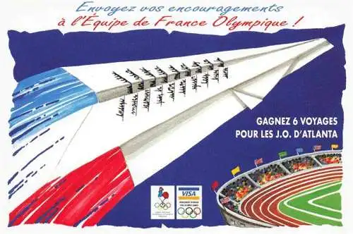 AK / Ansichtskarte  Olympia  Olympic Games Equipe de France Atlanta 