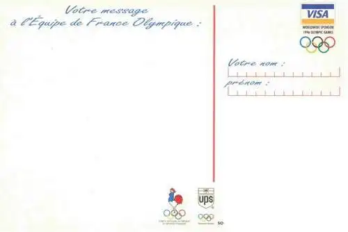 AK / Ansichtskarte  Olympia  Olympic Games Equipe de France Atlanta 