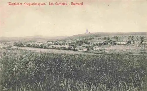 AK / Ansichtskarte  Bremenil Luneville 54 Meurthe-et-Moselle WK1 Les Carrieres 