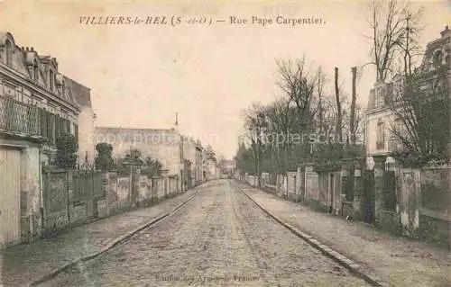 AK / Ansichtskarte  Villiers-le-Bel Sarcelles 95 Val-d Oise Rue Pape Carpentier