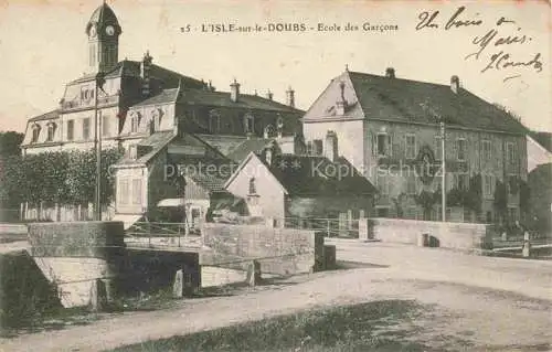 AK / Ansichtskarte  Isle-sur-le-Doubs Montbeliard 25 Doubs Ecole des Garcons