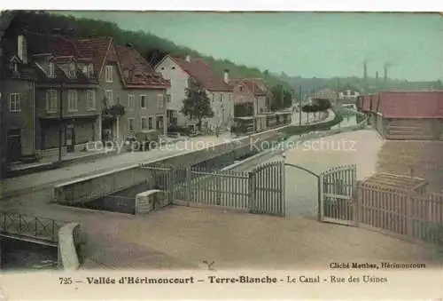 AK / Ansichtskarte  Terre Blanche Le Canal Rue des Usines