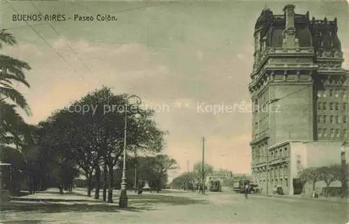 AK / Ansichtskarte  BUENOS AIRES Argentina Paseo Colon