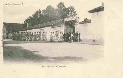 AK / Ansichtskarte  Pont-a-Mousson 54 Meurthe-et-Moselle Quartier de Cavalerie