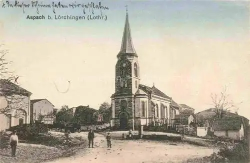 AK / Ansichtskarte  Aspach Loerchingen Sarrebourg 57 Moselle Kirche
