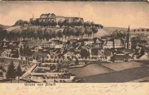 AK / Ansichtskarte  Bitsch Bitche 57 Moselle Lothringen Panorama