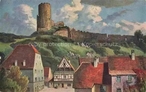 AK / Ansichtskarte  Kaysersberg Kaisersberg Alsace 68 Haut Rhin Panorama mit Burg
