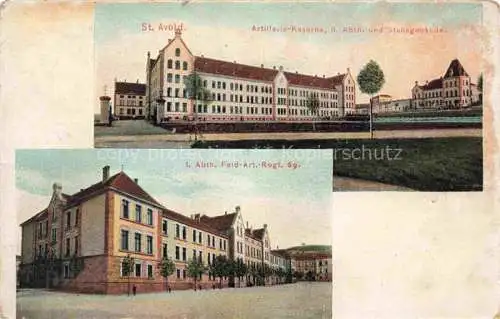 AK / Ansichtskarte  St-Avold Saint-Avold 57 Moselle Artillerie Kaserne und Stabsgebaeude 