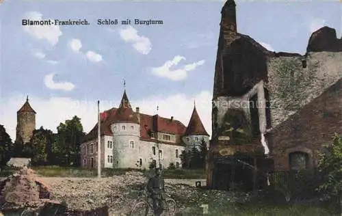 AK / Ansichtskarte  Blamont Luneville 54 Meurthe-et-Moselle Schloss mit Burgturm