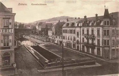 AK / Ansichtskarte  Zabern Saverne Alsace 67 Bas-Rhin Kanalschleuse