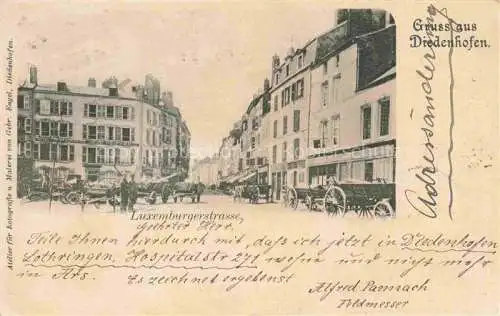 AK / Ansichtskarte  Diedenhofen Thionville 57 Moselle Luxemburgerstrasse