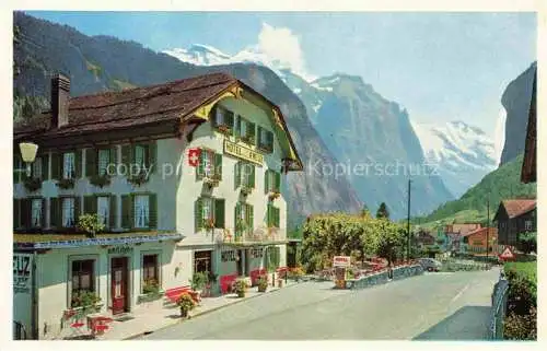 AK / Ansichtskarte  Lauterbrunnen BE Hotel Restaurant Weisses Kreuz