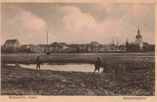 AK / Ansichtskarte  Schweinitz Elster Wittenberg Sachsen-Anhalt Panorama