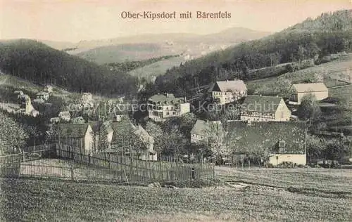 AK / Ansichtskarte  Ober-Kipsdorf Oberkipsdorf Altenberg Sachsen mit Baerenfels