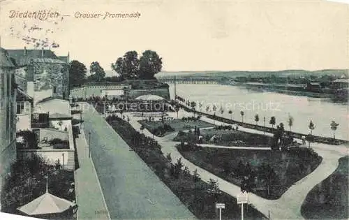 AK / Ansichtskarte  Diedenhofen Thionville 57 Moselle Crauser Promenade