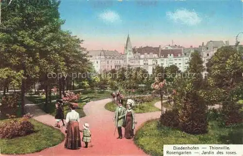 AK / Ansichtskarte  Diedenhofen Thionville 57 Moselle Rosengarten