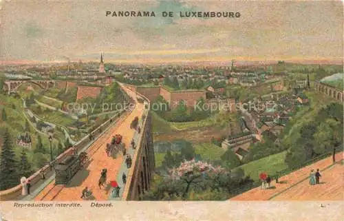 AK / Ansichtskarte  LUXEMBOURG  Luxemburg Panorama