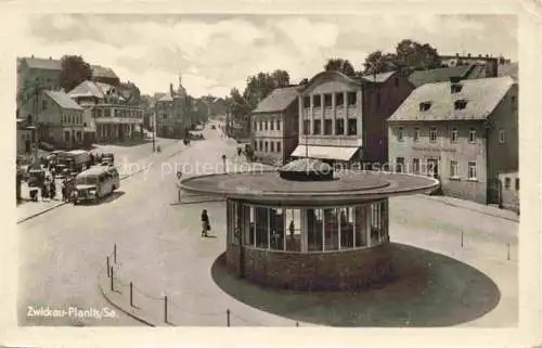 AK / Ansichtskarte  Planitz ZWICKAU Strassenpartie mit Rondell