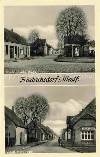 AK / Ansichtskarte  Friedrichsdorf Westfalen Guetersloh NRW Windelsbleicherstrasse Guetersloher Strasse