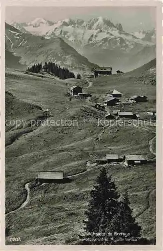 AK / Ansichtskarte  Bretaye 1800m VD Chalets de Bretaye Vue aerienne