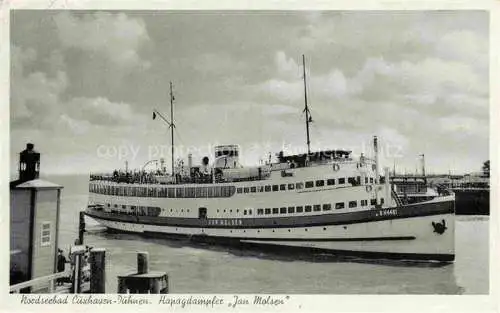 AK / Ansichtskarte  Duhnen Cuxhaven Hapagdampfer Jan Molsen