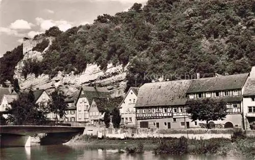 AK / Ansichtskarte  Muehlacker Burg Loeffelstelz mit Herrenwaagbruecke