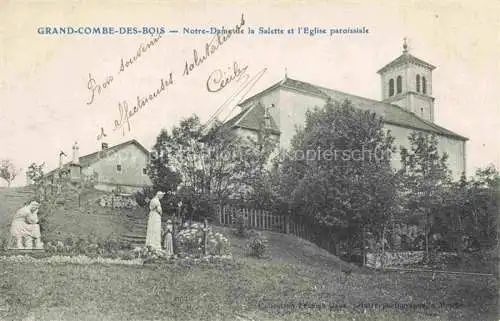 AK / Ansichtskarte  Grand-Combe La Ales 30 Gard Notre Dame de la Salette et l'Eglise paroissiale