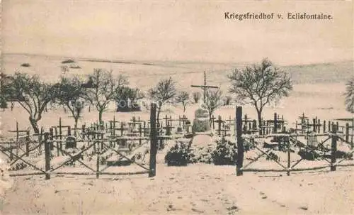 AK / Ansichtskarte  Eclisfontaine Eglisfontaine Verdun 55 Meuse Kriegsfriedhof