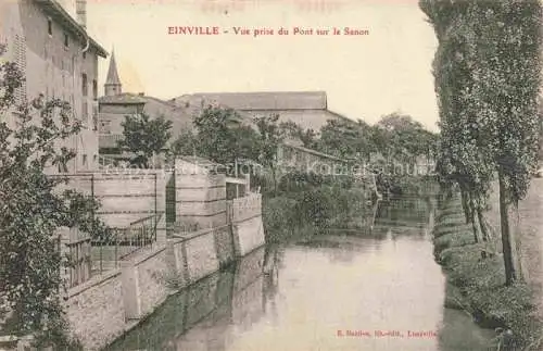 AK / Ansichtskarte  Einville-au-Jard Luneville 54 Meurthe-et-Moselle Vue prise du Pont sur le Sanon