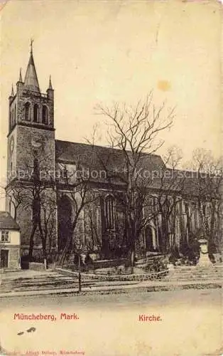 AK / Ansichtskarte  Muencheberg Maerkisch-Oderland Kirche