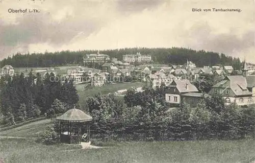 AK / Ansichtskarte  Oberhof  Thueringen Panorama Blick vom Tambacherweg