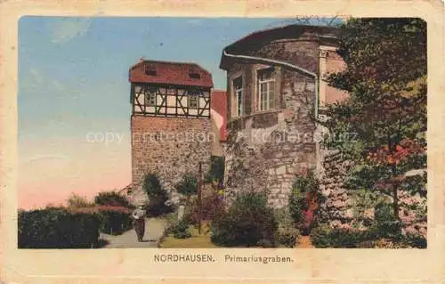 AK / Ansichtskarte  NORDHAUSEN  Harz Thueringen Primariusgraben Feldpost