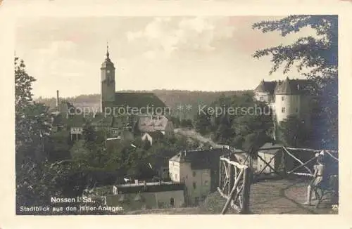 AK / Ansichtskarte  Nossen Stadtblick aus den Anlagen