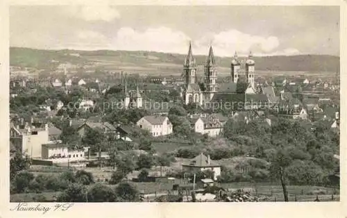 AK / Ansichtskarte  Naumburg  Saale Stadtpanorama Blick zur Kirche